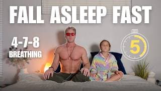 5 Minute Guided 4-7-8 Breathing Exercises For Anxiety, Sleep, & Stress Before Bed