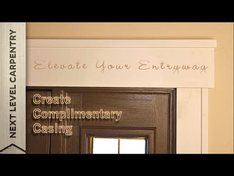 Create Complimentary Casing To Elevate Your Entryway