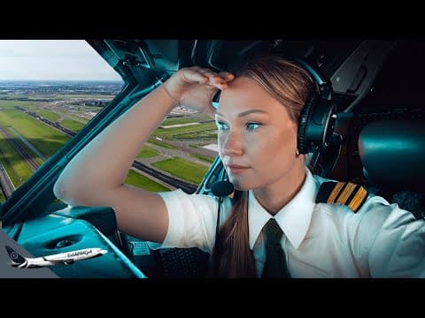 Boeing 737 Landing Amsterdam Schiphol Airport Rwy36c | Cockpit View | Life Of An Airline Pilot
