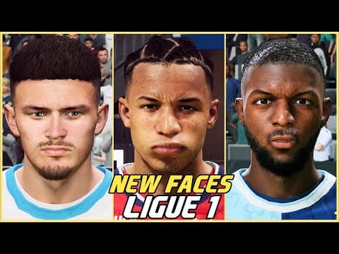 Ea Fc 25 - All 90 New Ligue 1 Real Faces!