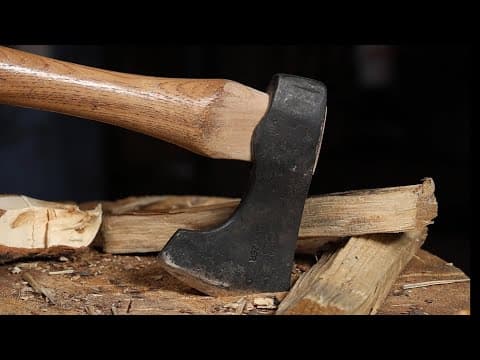 Forging A Simple Camp Axe - Blacksmithing