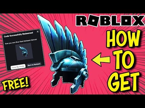 [free Item] How To Get Blue Steel Mohawk Helmet On Roblox