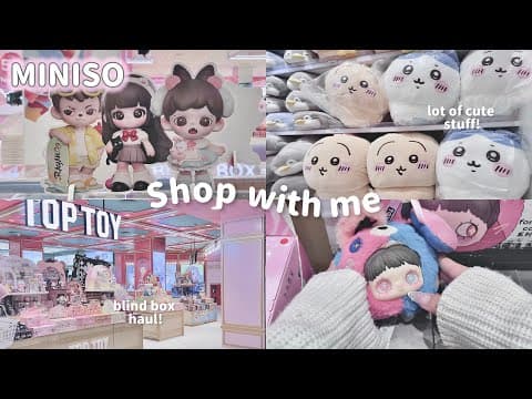 Cozy Miniso Shop 🎀 Asmr Vibes ; Cute Finds & Blind Box Haul