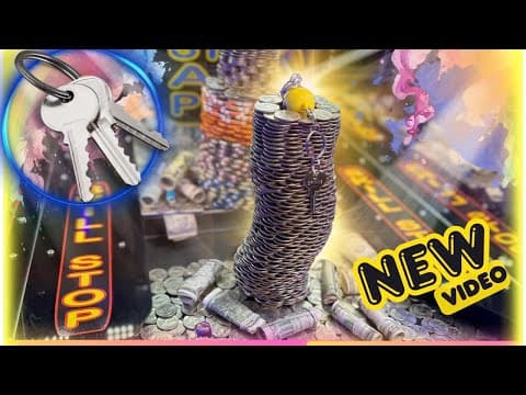 This High Risk Coin Pusher Game Is Cursed! Also Review The New E-win Xl Gaming Chair