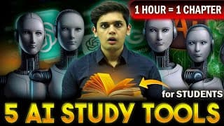 5 Secret Study Tools Of Topper🔥| Free Ai Tools For Students| Prashant Kirad
