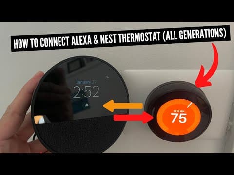 How To Connect Nest Thermostat To Alexa (all Generations)