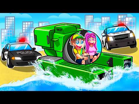 I Used A Submarine To Escape The Cops In Gta 5!