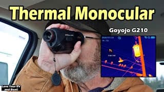 Thermal Monocular Imager Demo And Review - Goyojo Model G210