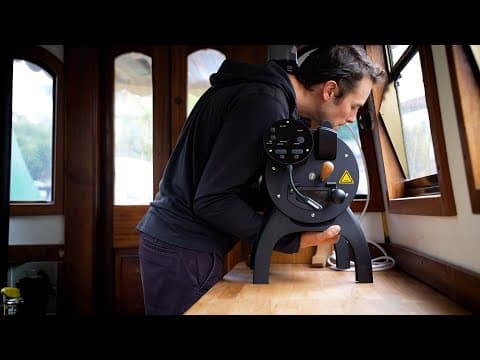 Installing Our Onboard Coffee Roaster