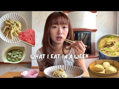 What I Eat In A Week At Home (chinese Food + Realistic) 🍙