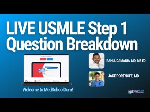 Medschoolbro X Hyguru | Usmle Step 1 Session (live!)! 🎉