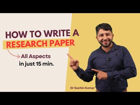 Writing The Best Research Paper | All Language & Structural Solutions #chatgpt #researchpaper