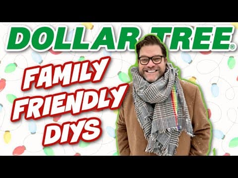 🎄 Easy Family-friendly Holiday Diys Using Dollar Tree Finds!