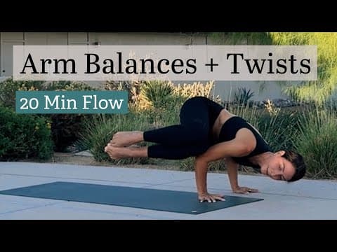 20 Min Intermediate Flow | Twists + Arm Balances
