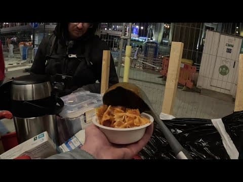 Feeding Italian Meatballs & Pasta To The Homeless