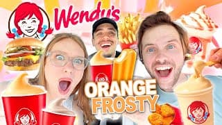 Tasting Viral Celebrity Foods! Wendy’s New Menu Items!!!