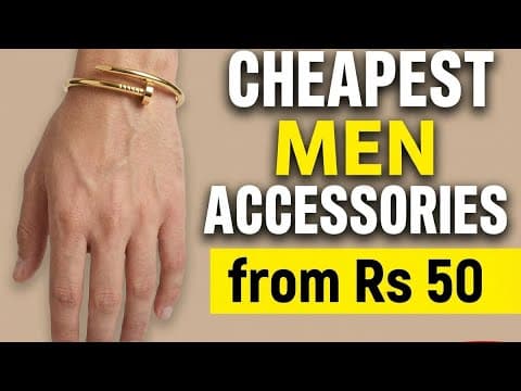Cheapest Men’s Accessories From Just Rs 50| Amazon Men Accessories Haul