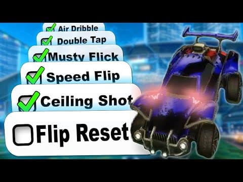 Learning Every Rocket League Mechanic As A Noob