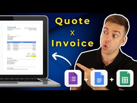 I Built This Google Sheets Invoice & Quote Generator (sheetify Bookkeeping)