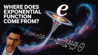 क्यों असंभव है Exponential Function को समझना | Where  Does "e" Comes From