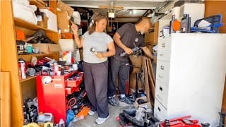 He Used To Be A Minimalist So Wth Happened?! Garage Declutter Begins🏡📦✅