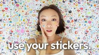 Using All My Stickers (because I Have Sticker Anxiety)