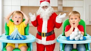Santa Saves The Day As Oliver’s Nanny! Funny Christmas Kids Story