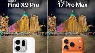 Oppo Find X9 Pro Vs Iphone 17 Pro Max Camera Test Comparison