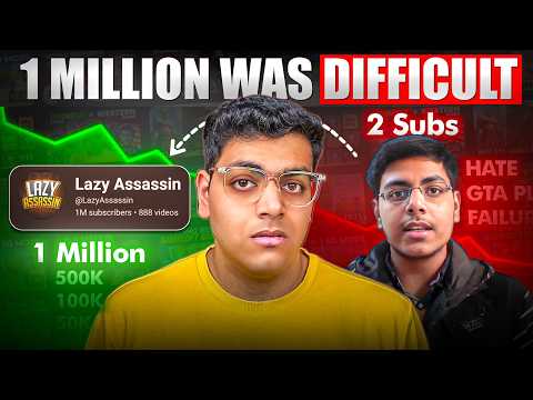 1 Million Subs ❤️ | A Roller Coaster Ride Of Luck, Sacrifices, And Lots Of Learnings | Honest Talks