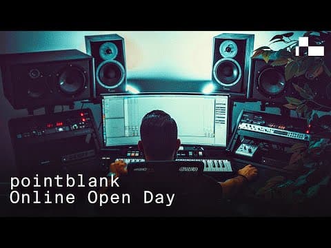 Pointblank Music School Online Open Day Live - 9th July 2025