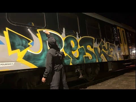 Graffiti Train Mission In Poland