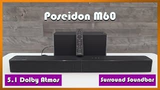 Ultimea Poseidon M60 | 5.1 Dolby Atmos Soundbar With Real Surround