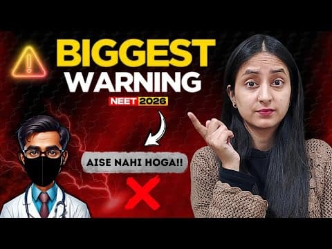 Neet 2026: Aise Nahi Hoga⚠️| Last 150 Days To Prove Yourself🔥 #neet #neet2026 #motivation #study