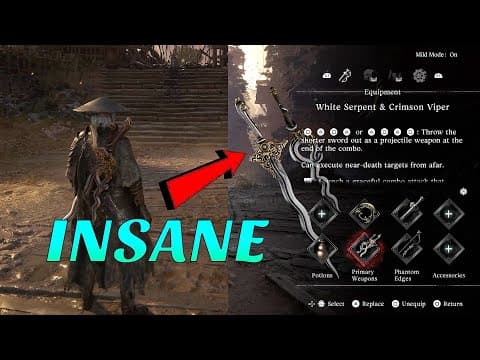 Phantom Blade 0: Seamless Death And White Serpent & Crimson Viper Weapons Gameplay Showcase!