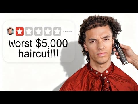 I Got A Haircut From A Celebrity Barber And This Happened!