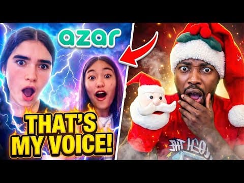 Mimicking People's Voices On Azar Prank
