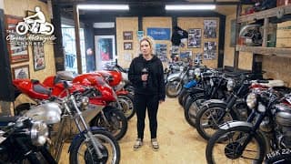 Inside Jess' Huge Inherited Classic Bike Collection & Prop Hire Business