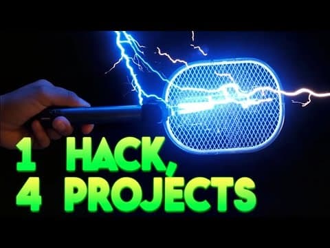 4 Project Ideas Using Old Mosquito Racket| Bug Zapper Hacks That Work