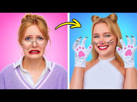 How To Become A Cat Girl! 💖 🐾 Fun Diy Hacks & Wowcube Challenge!