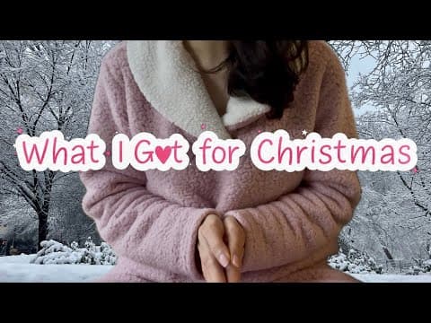 No-buy December & What I Got For Christmas 🎄