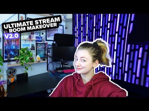 I Built My Ultimate Stream Room 2025! (it's Also An Art Studio!)