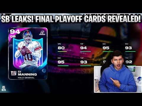Super Bowl Promo Leaks! Final Playoff Cards Revealed!