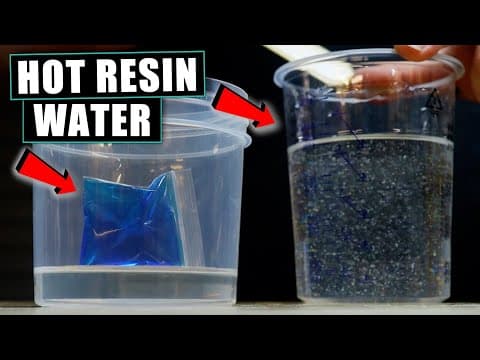 What Will Happen? Bag Of Water Vs Hot Resin