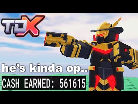 The Last Golden Tower In Tdx... | Roblox