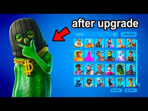 Upgrading My Subscribers Accounts In Fortnite..
