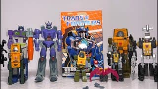 Transformers Generation One Auldey Brawn, Bombshell & Ratbat Review. Alpha Action Elite 03 Figures