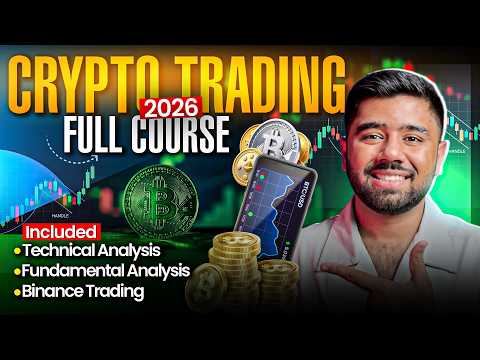 Crypto Trading Full Course For Beginners In 2026 | Binance Trading Course By Kashif Majeed