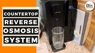 Countertop Reverse Osmosis System - No Plumber Needed