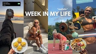 Week In My Life: 5am Mornings, Training, Healthy Meals & Europe Prep ✈️