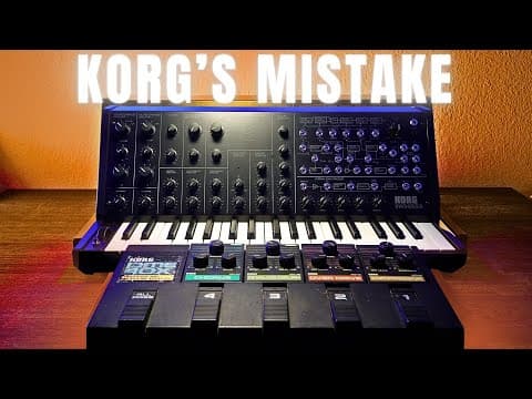 Korg's Failed Modular Synth Pedalboard - Pme 40x